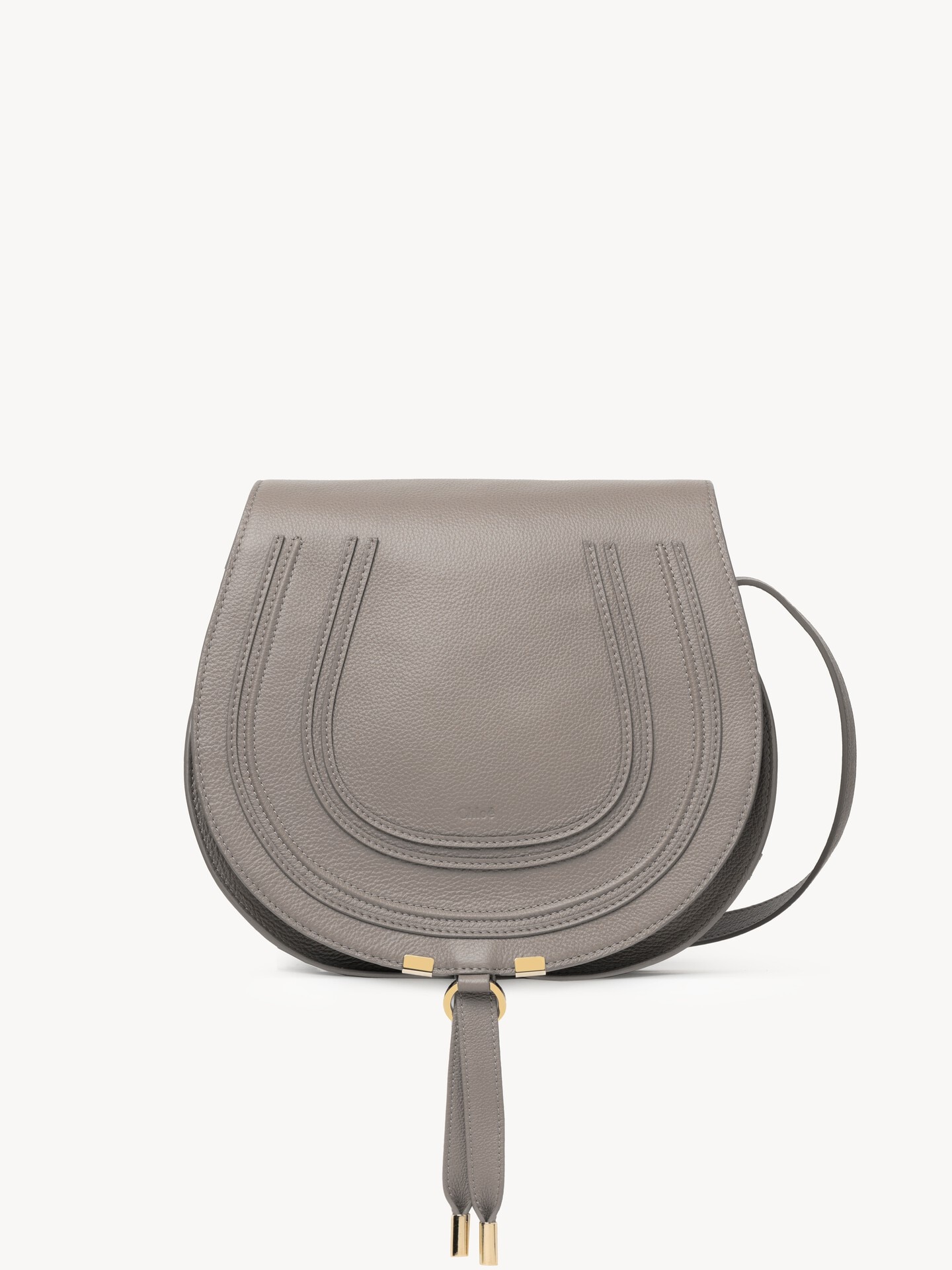 Bolso saddle Marcie de cuero granulado - 2
