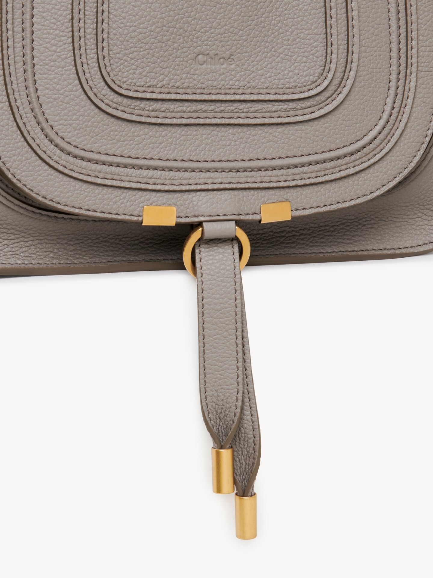 Small Marcie bag in grained leather - 9