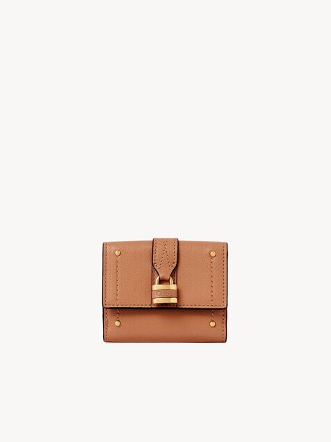 Mini Paddington tri-fold in grained leather