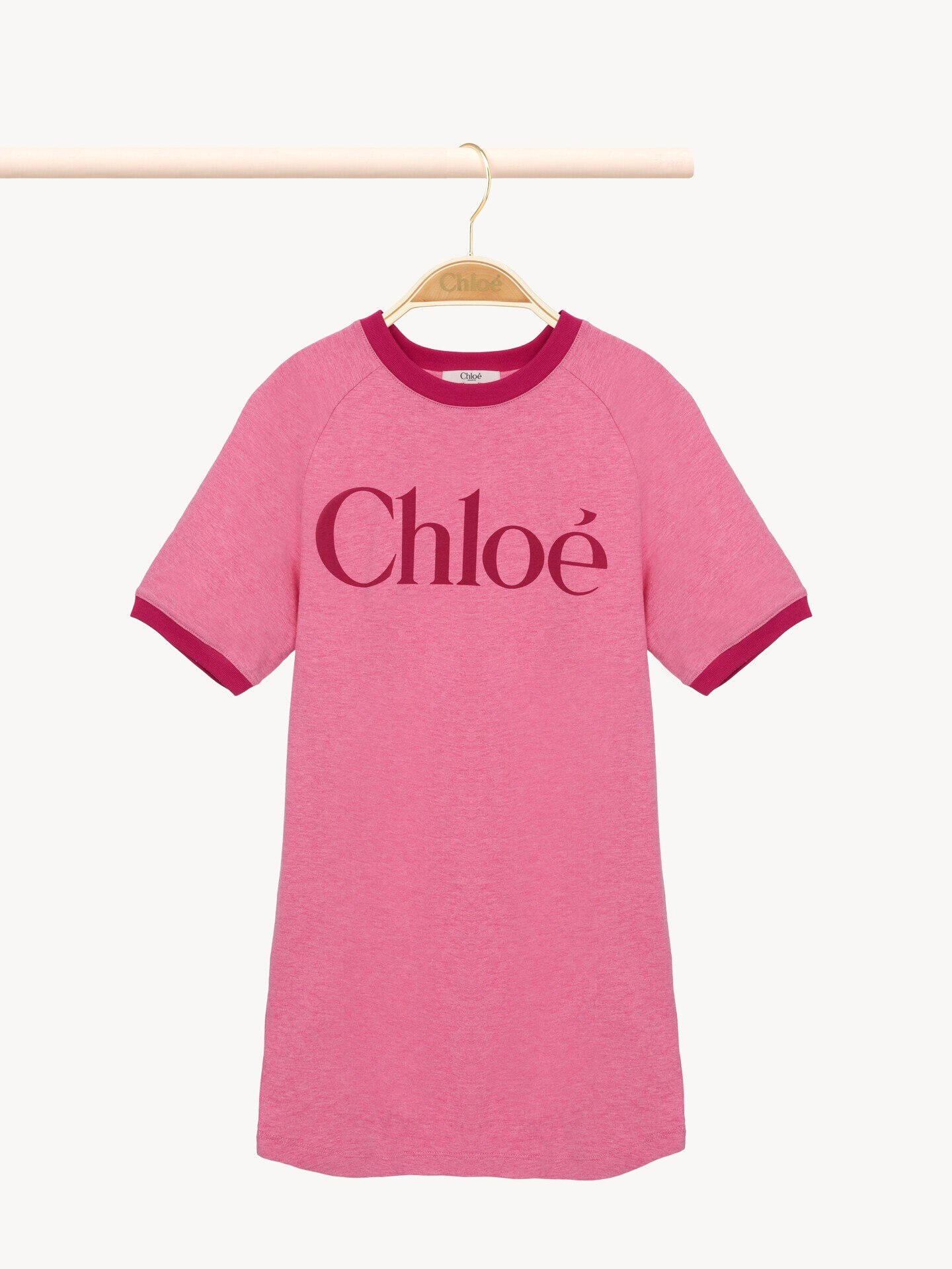 Vestido de manga corta con logotipo infantil - 2