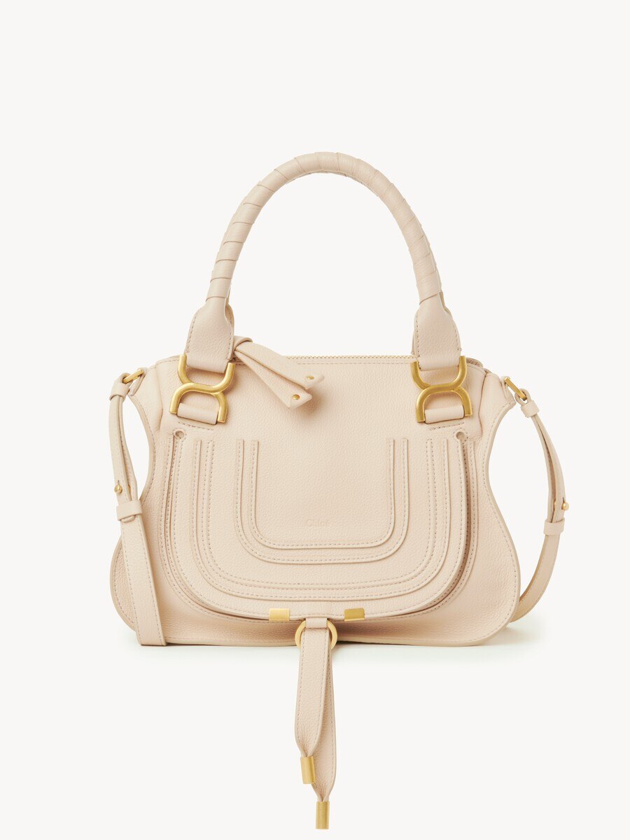 Small Marcie bag in grained leather - 1