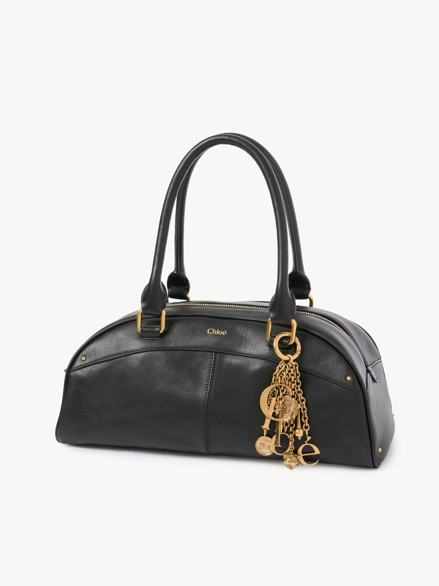 Chlo&eacute; bowling bag in soft leather - 6