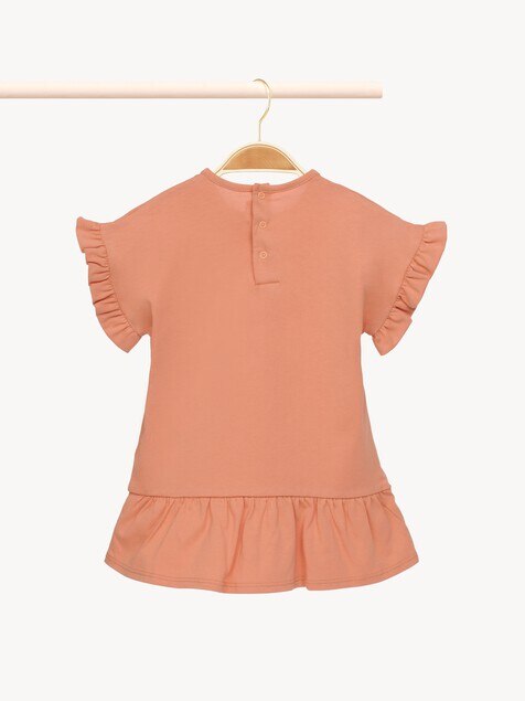 Vestido de manga corta con logotipo de beb&eacute;