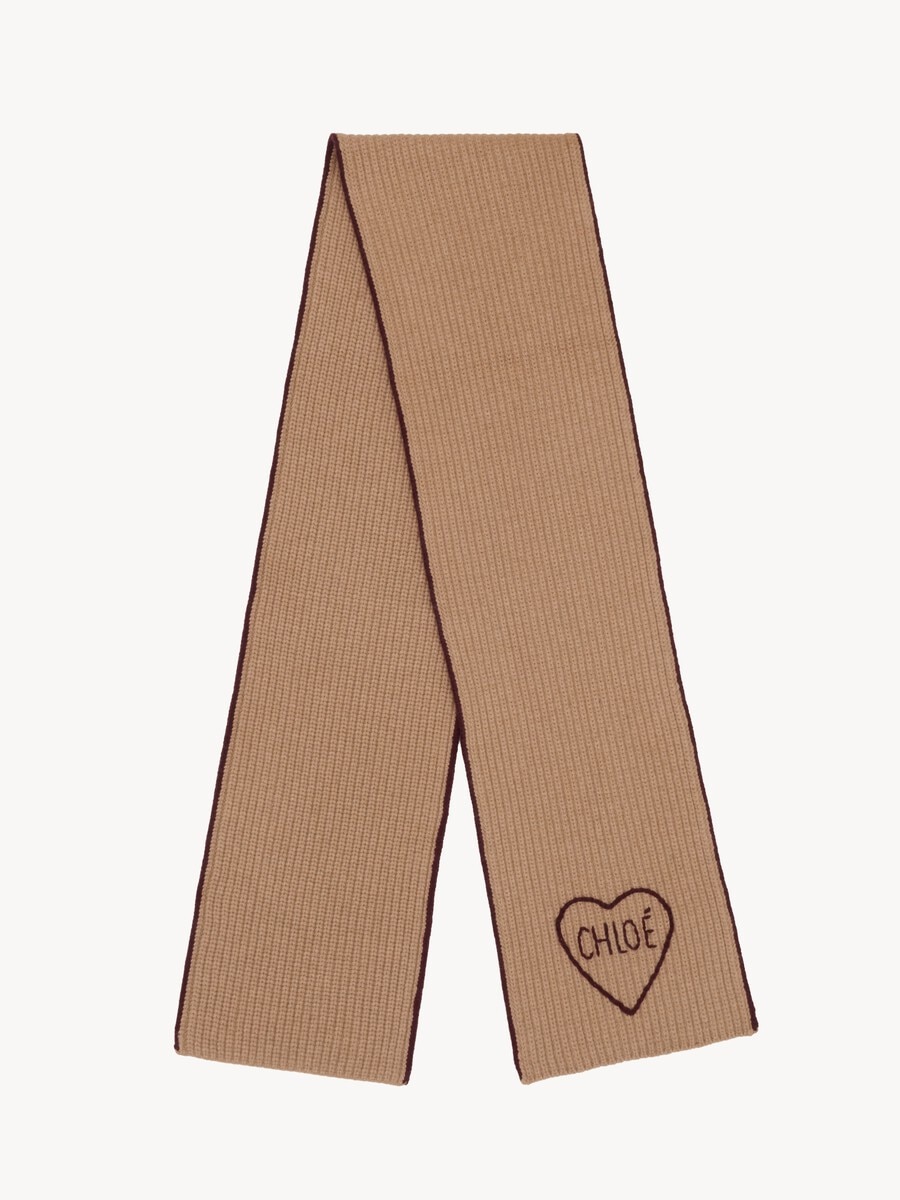 The Chlo&eacute; Encoeur scarf in wool & cashmere - 2