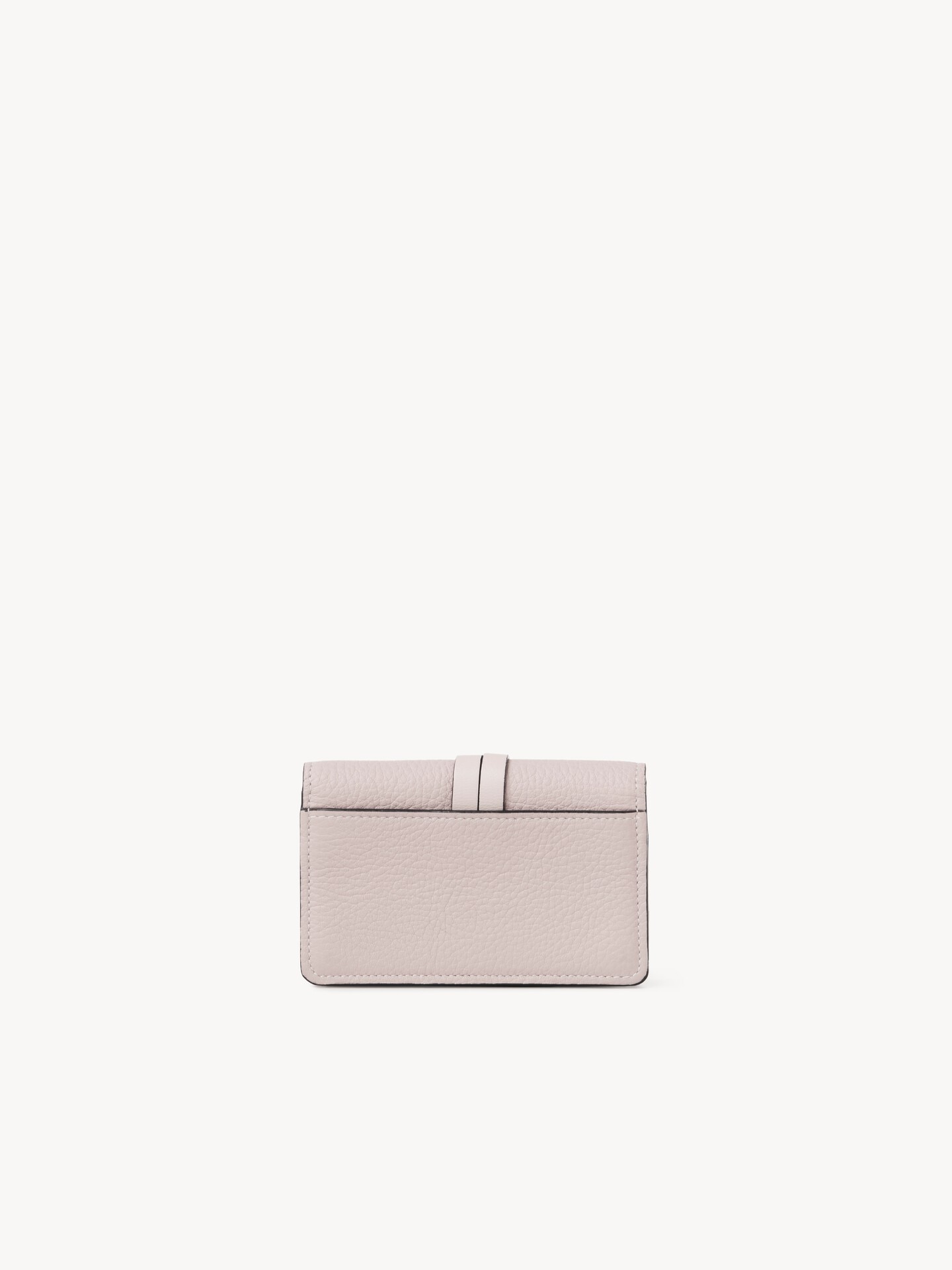 Alphabet card holder in grained leather - 3