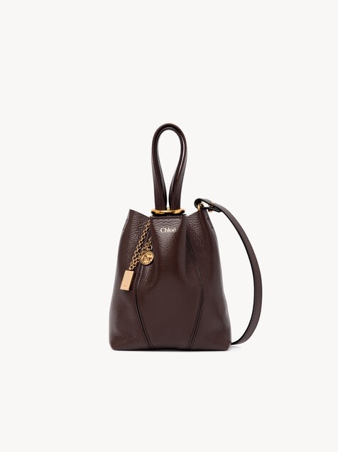 Small Chloé Spin tote bag in grained leather