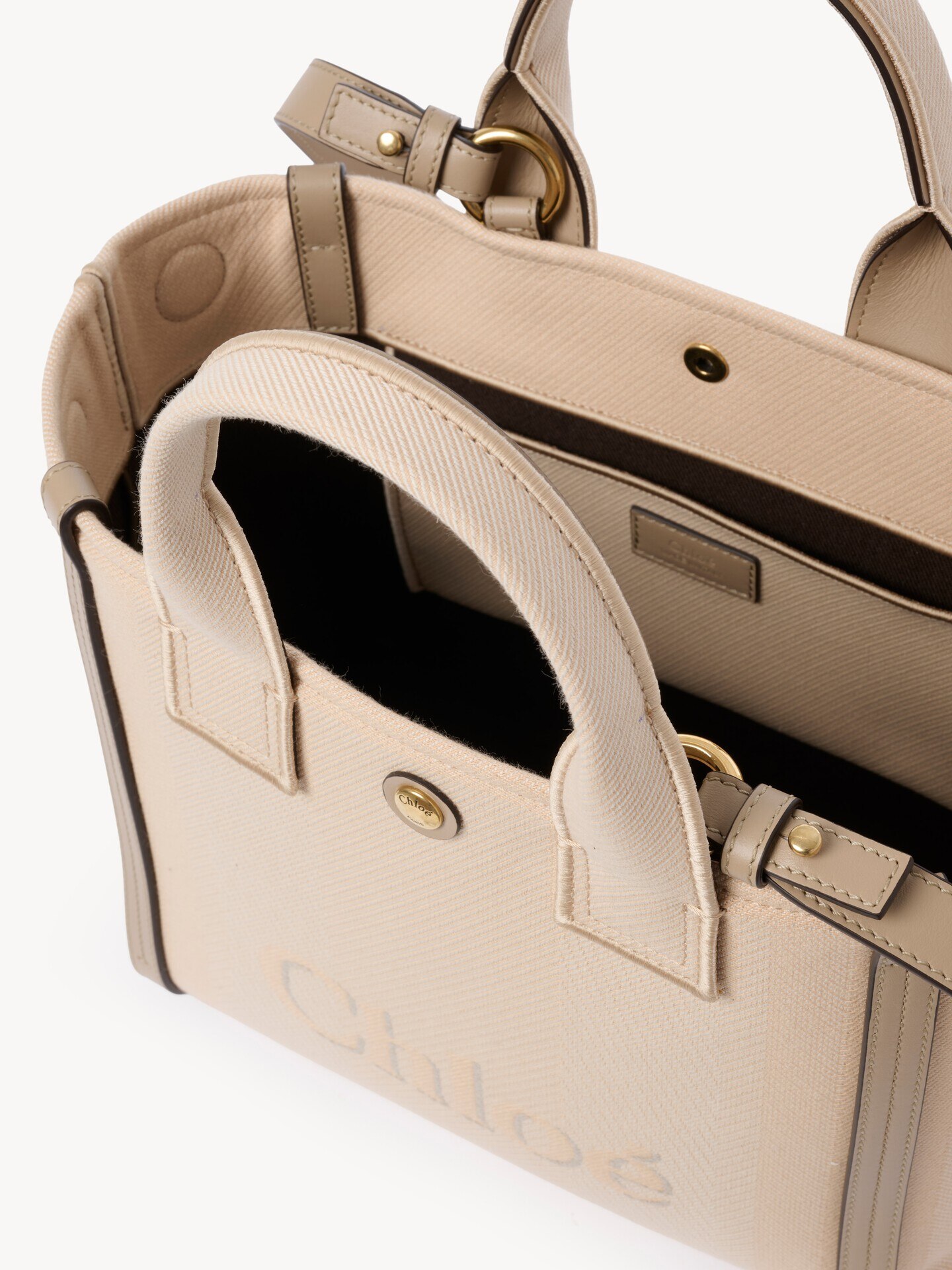 Small Chlo&eacute; Carry tote bag in canvas - 6