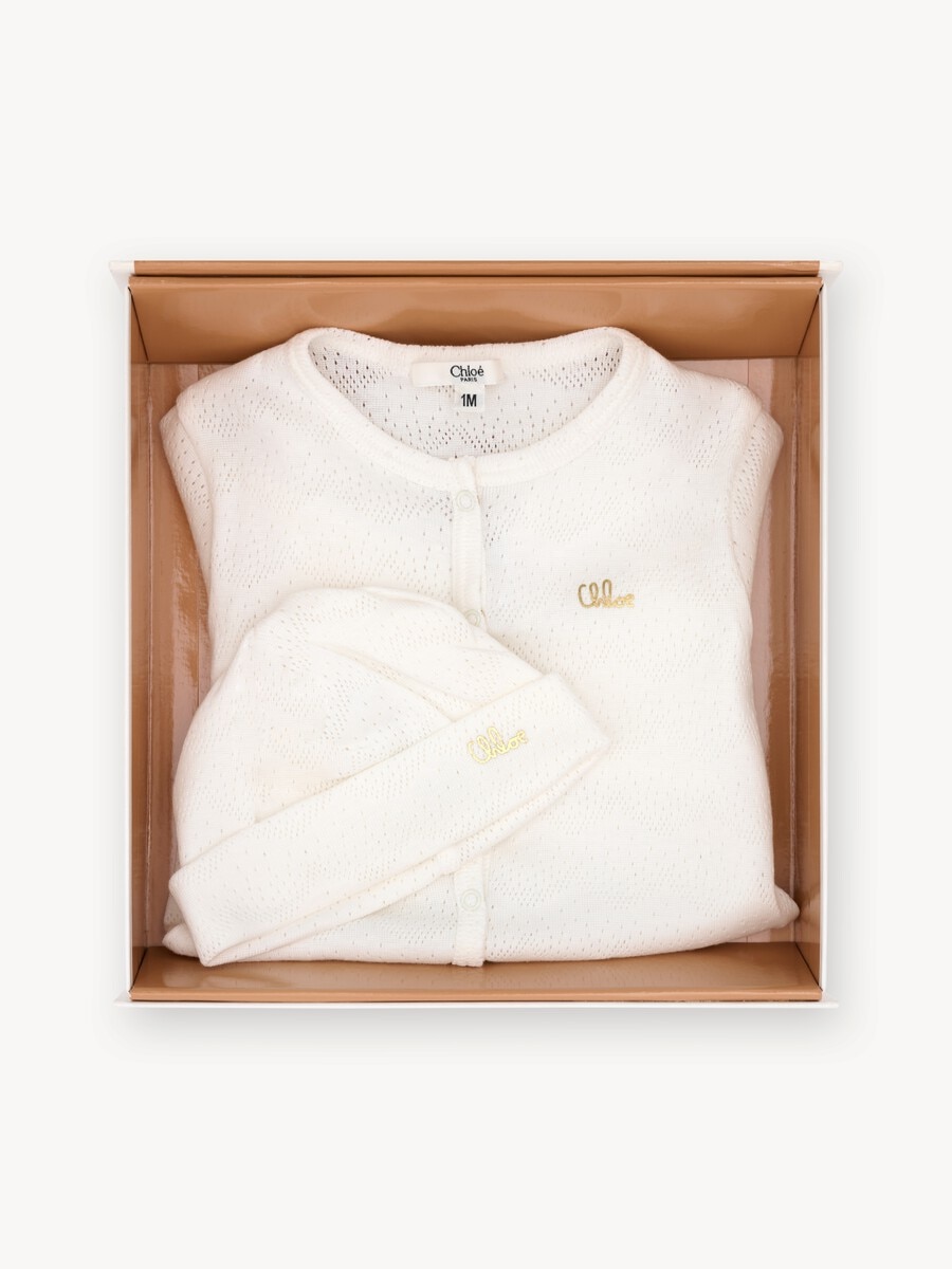 Baby gift set pajamas & hat - 1
