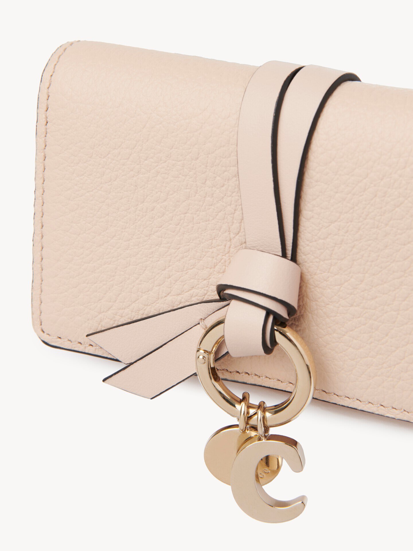 Alphabet key case in grained leather - 3