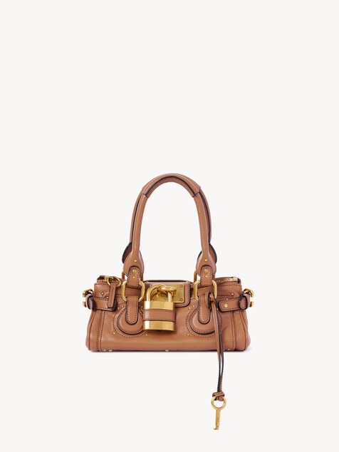 Bolso peque&ntilde;o Paddington de cuero granulado