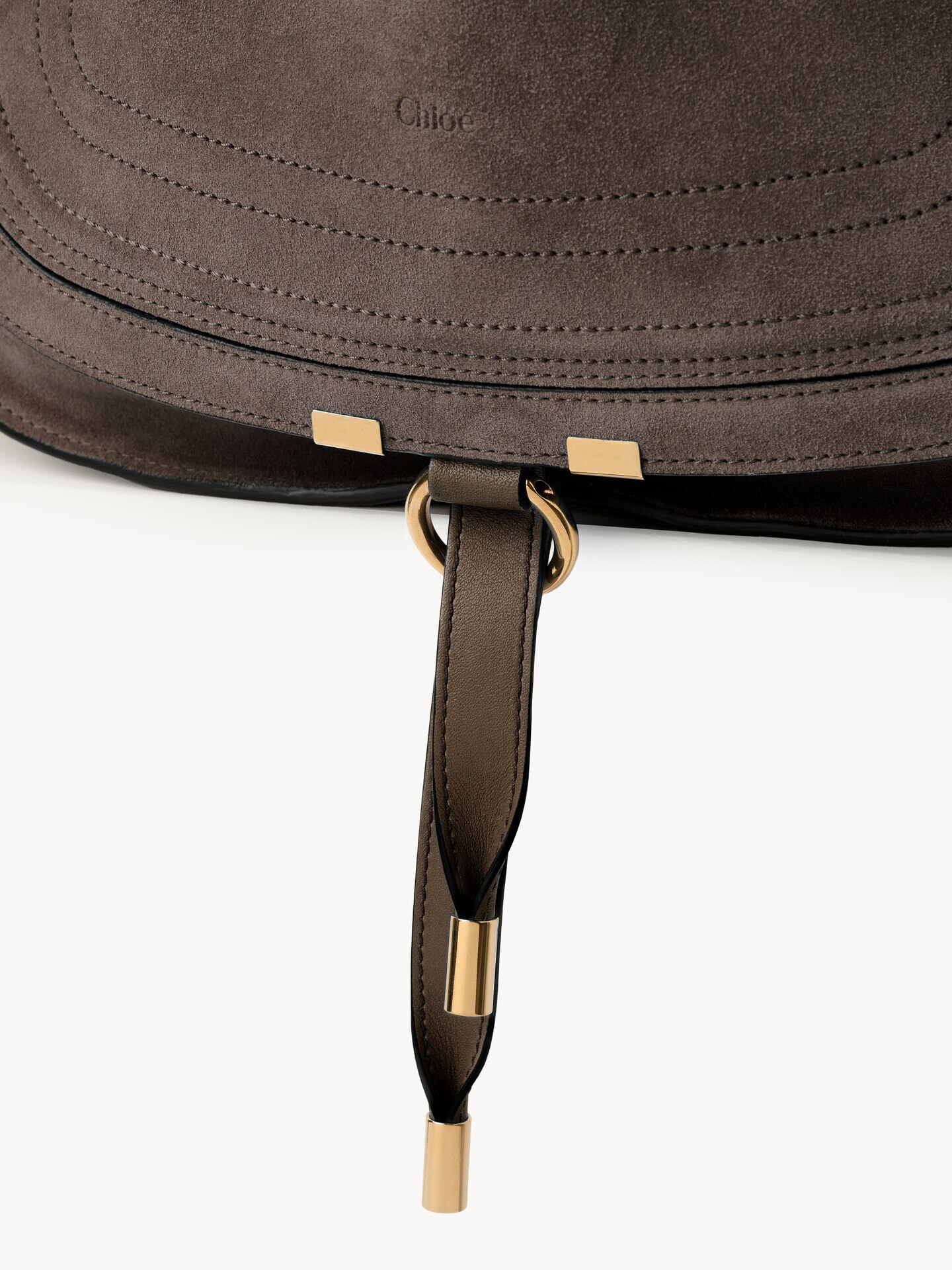 Marcie shoulder bag in suede leather - 7