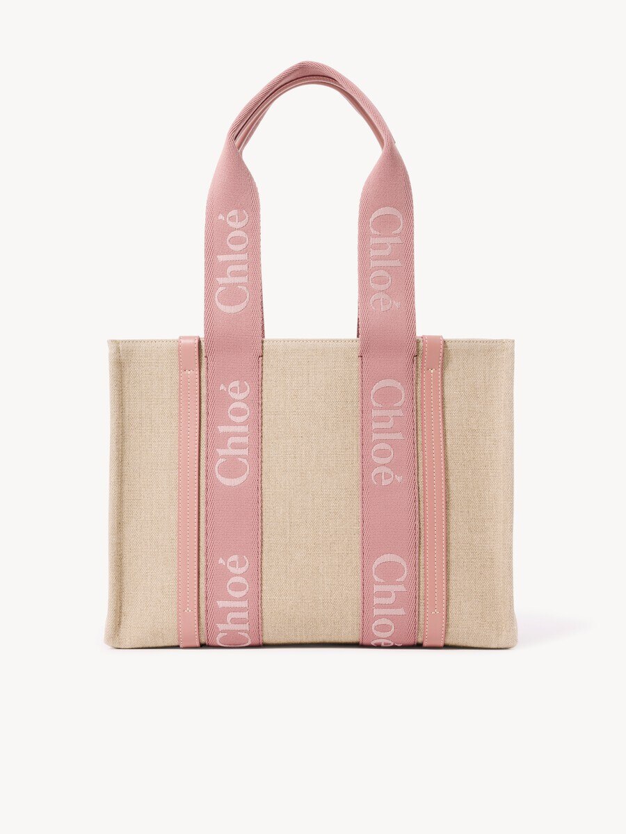 Bolso tote Woody de lino - 5