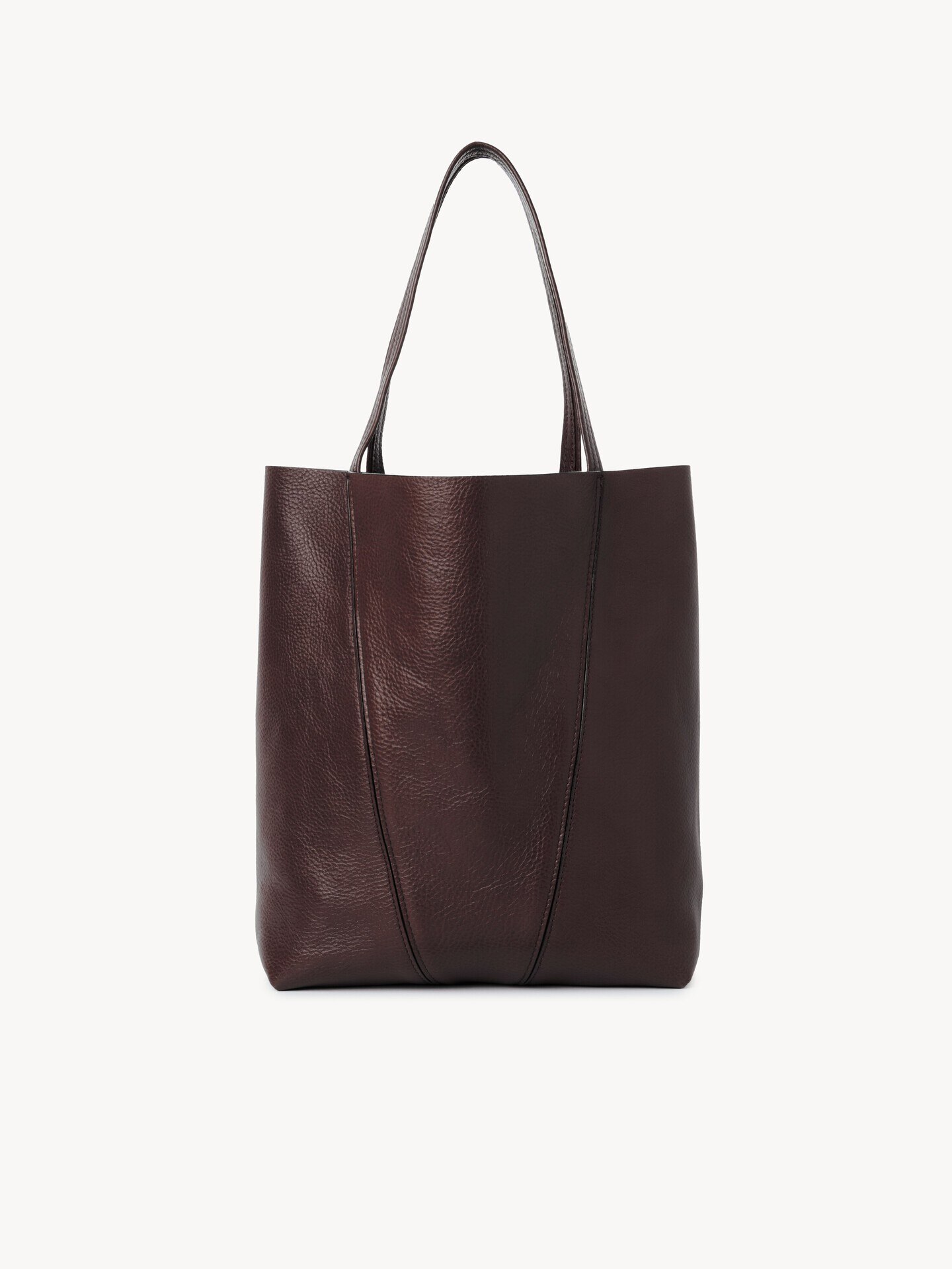 Chlo&eacute; Spin tote bag in grained leather - 5
