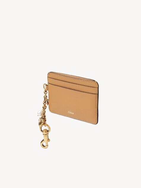 Chloé Charms card holder in grained leather