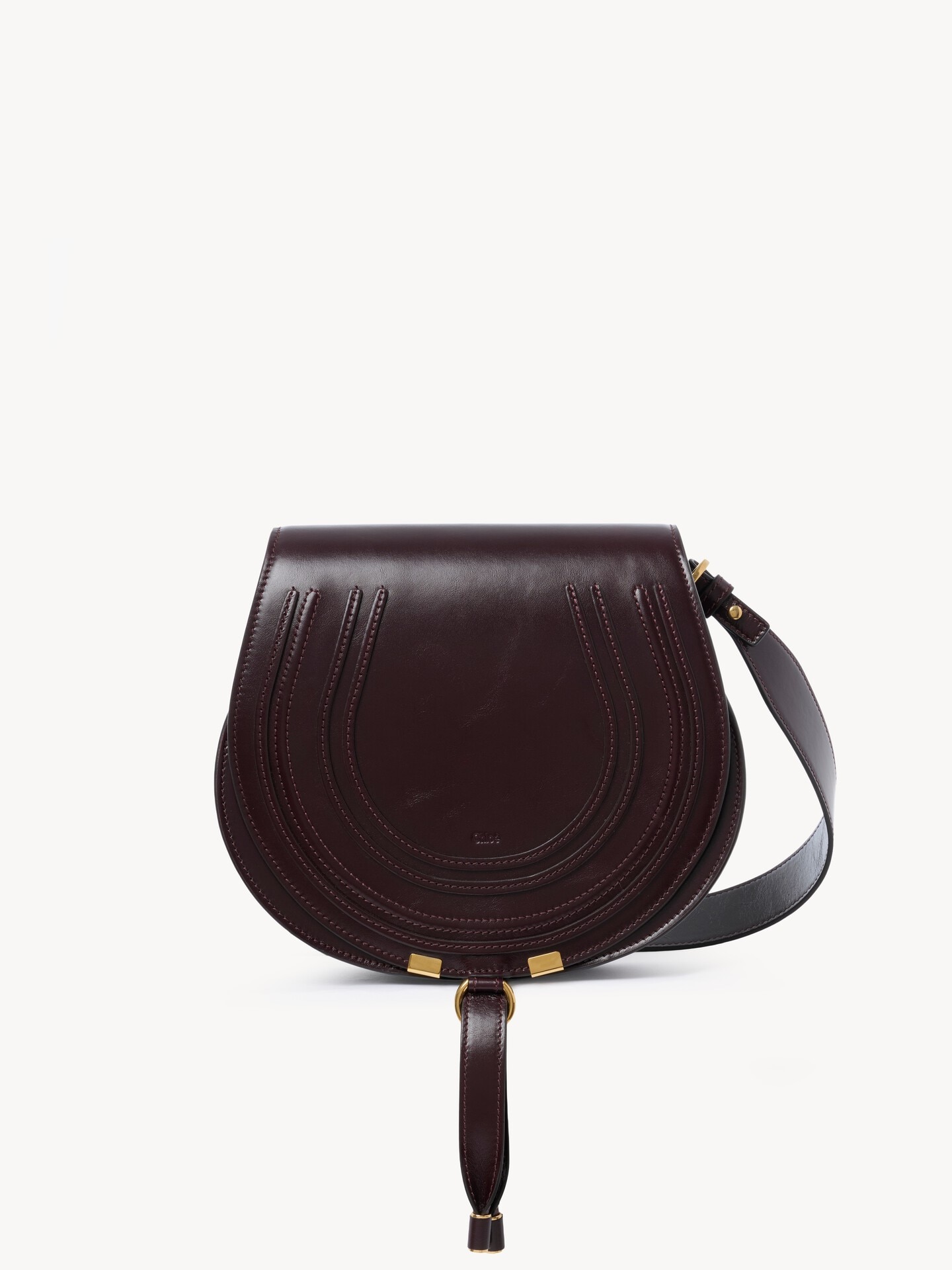 Marcie saddle bag in shiny leather - 2