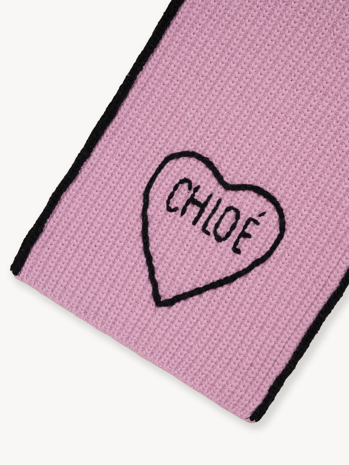 The Chlo&eacute; Encoeur scarf in wool & cashmere - 3