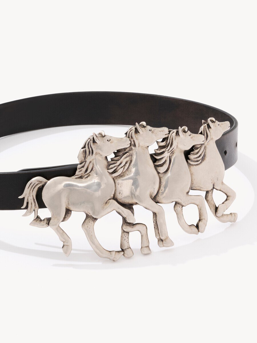 The Chlo&eacute; Running Horses wide belt - 4