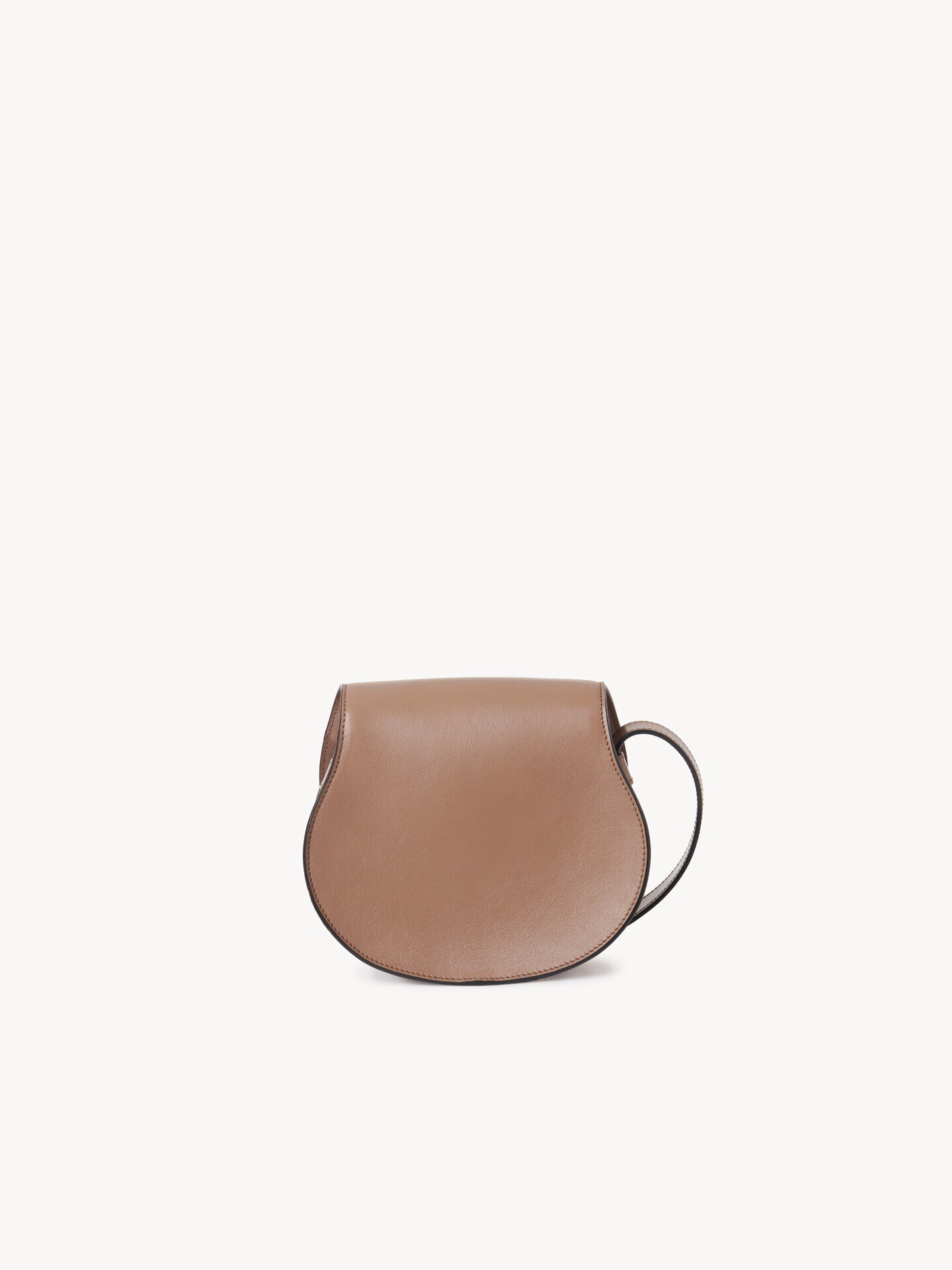 Bolso saddle peque&ntilde;o Marcie de cuero brillante - 7