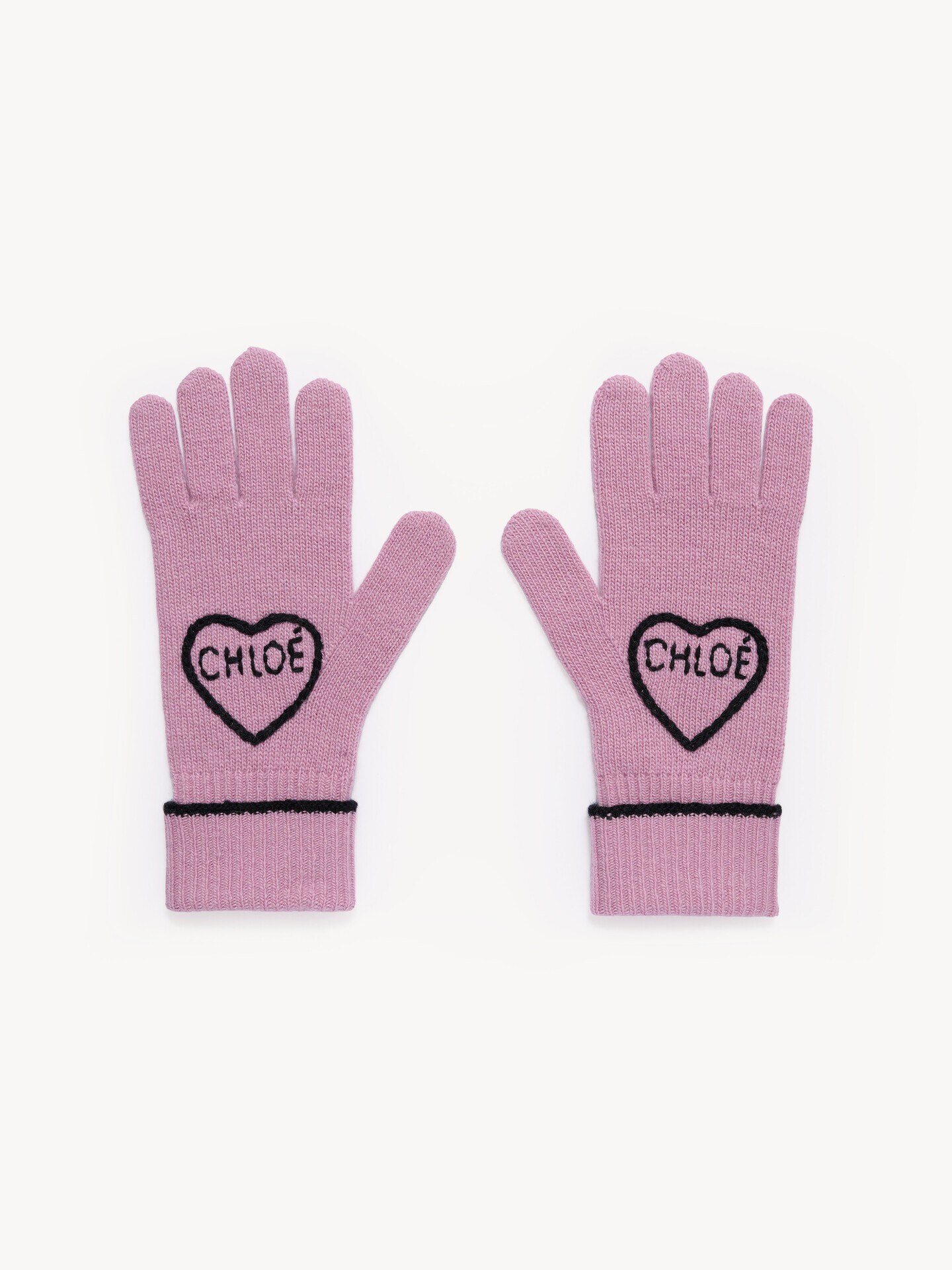 The Chlo&eacute; Encoeur gloves in wool & cashmere - 1