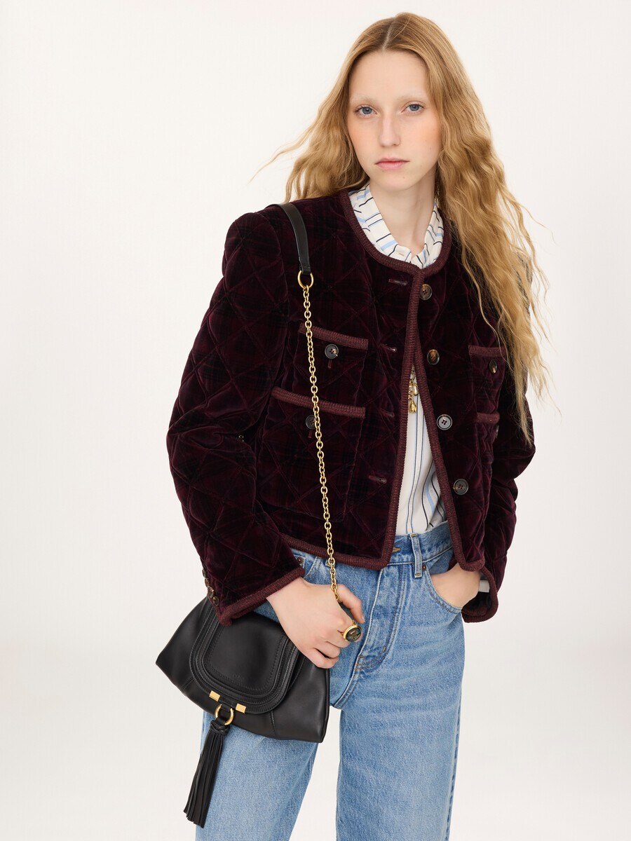 Mini Marcie Foulard chain bag in soft leather - 3
