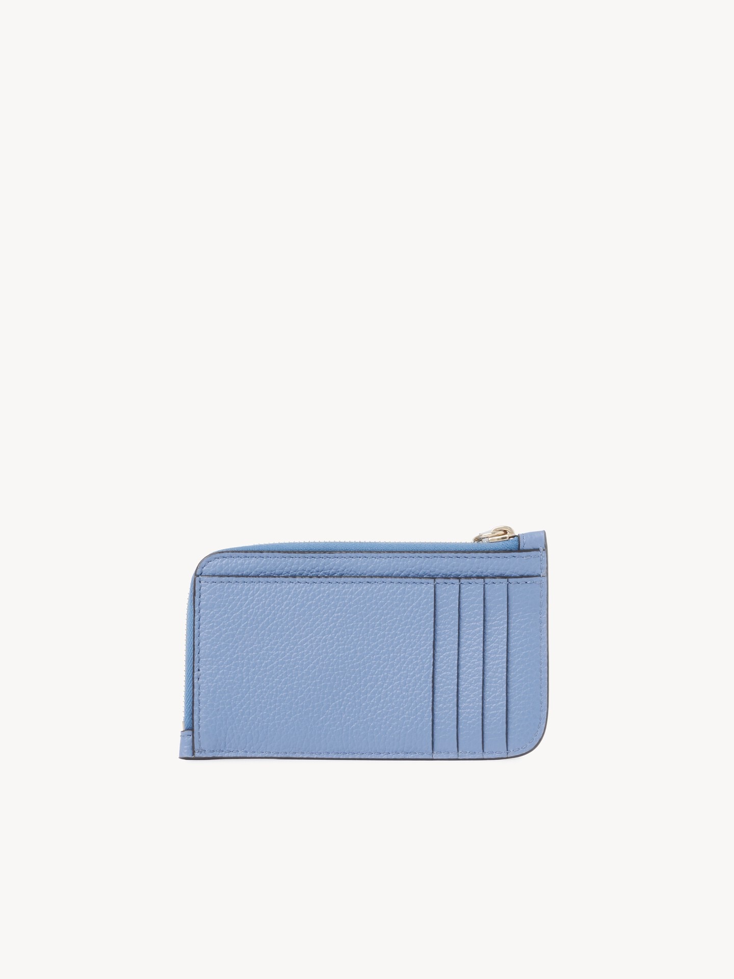 Alphabet wallet in grained leather - 4
