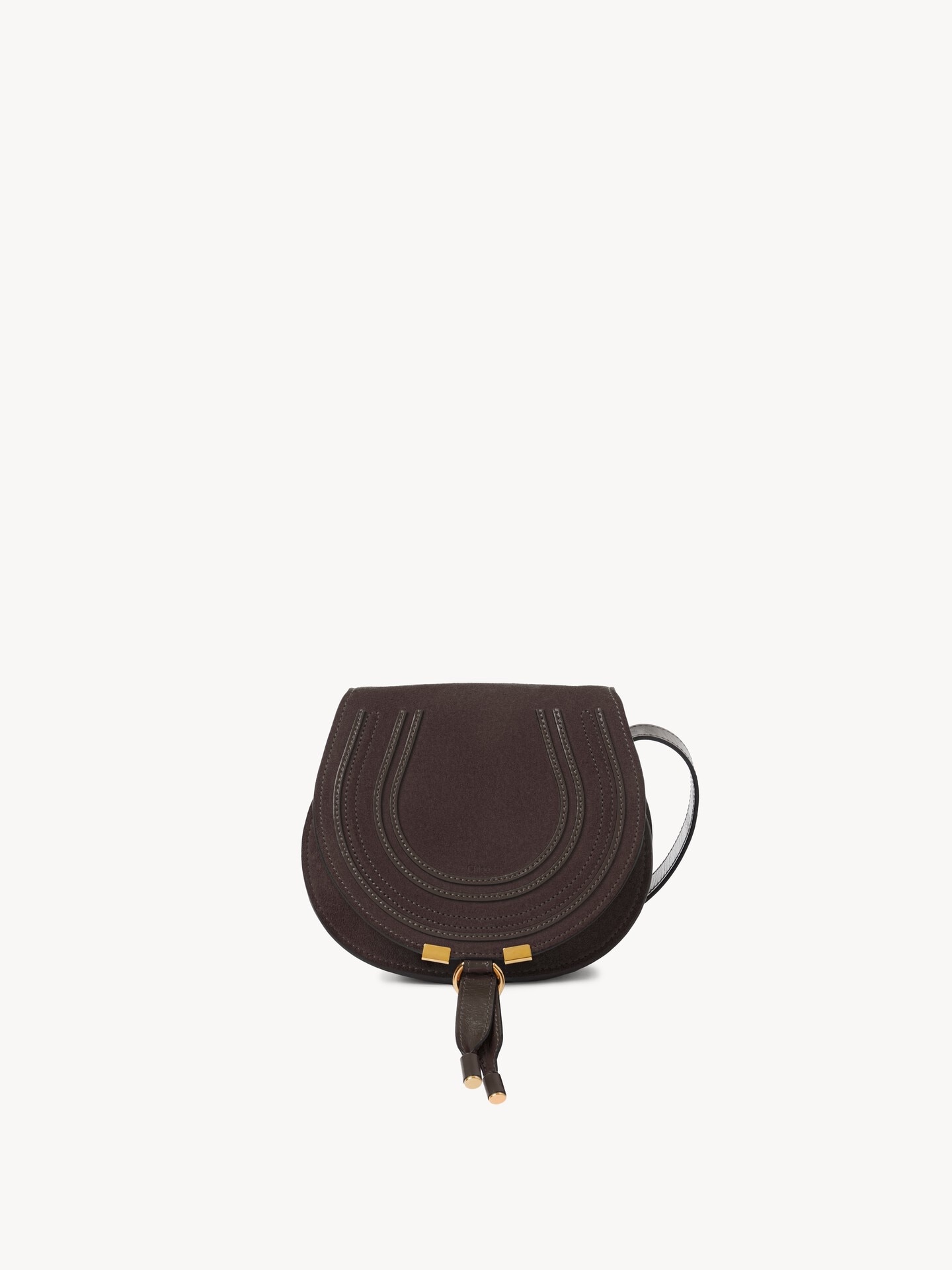 Bolso saddle peque&ntilde;o Marcie de ante - 2
