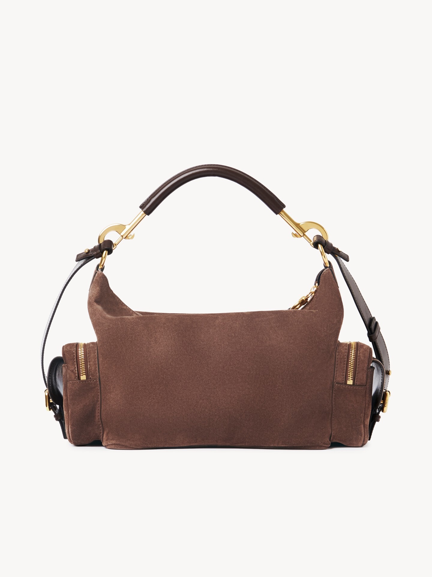 Camera bag in suede leather - 6