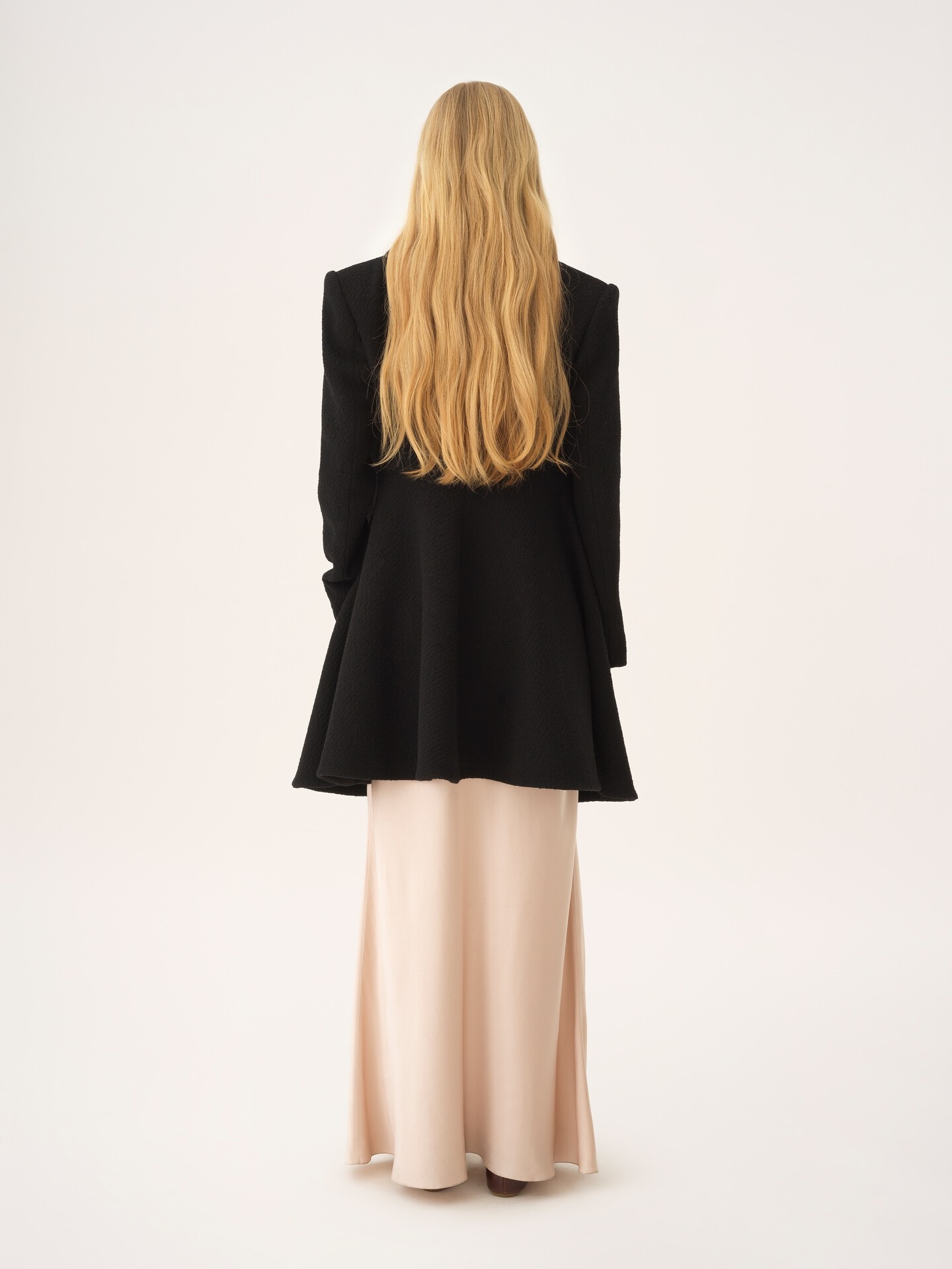 Riding coat in wool bouclette - 5