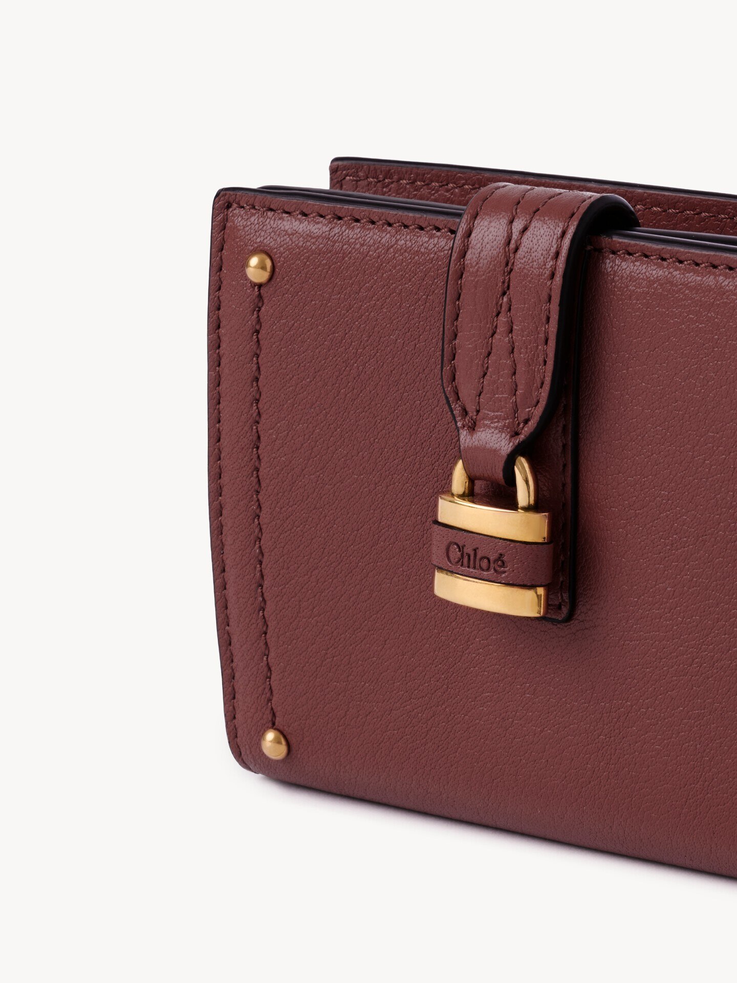 Cartera cuadrada Paddington de cuero granulado - 6