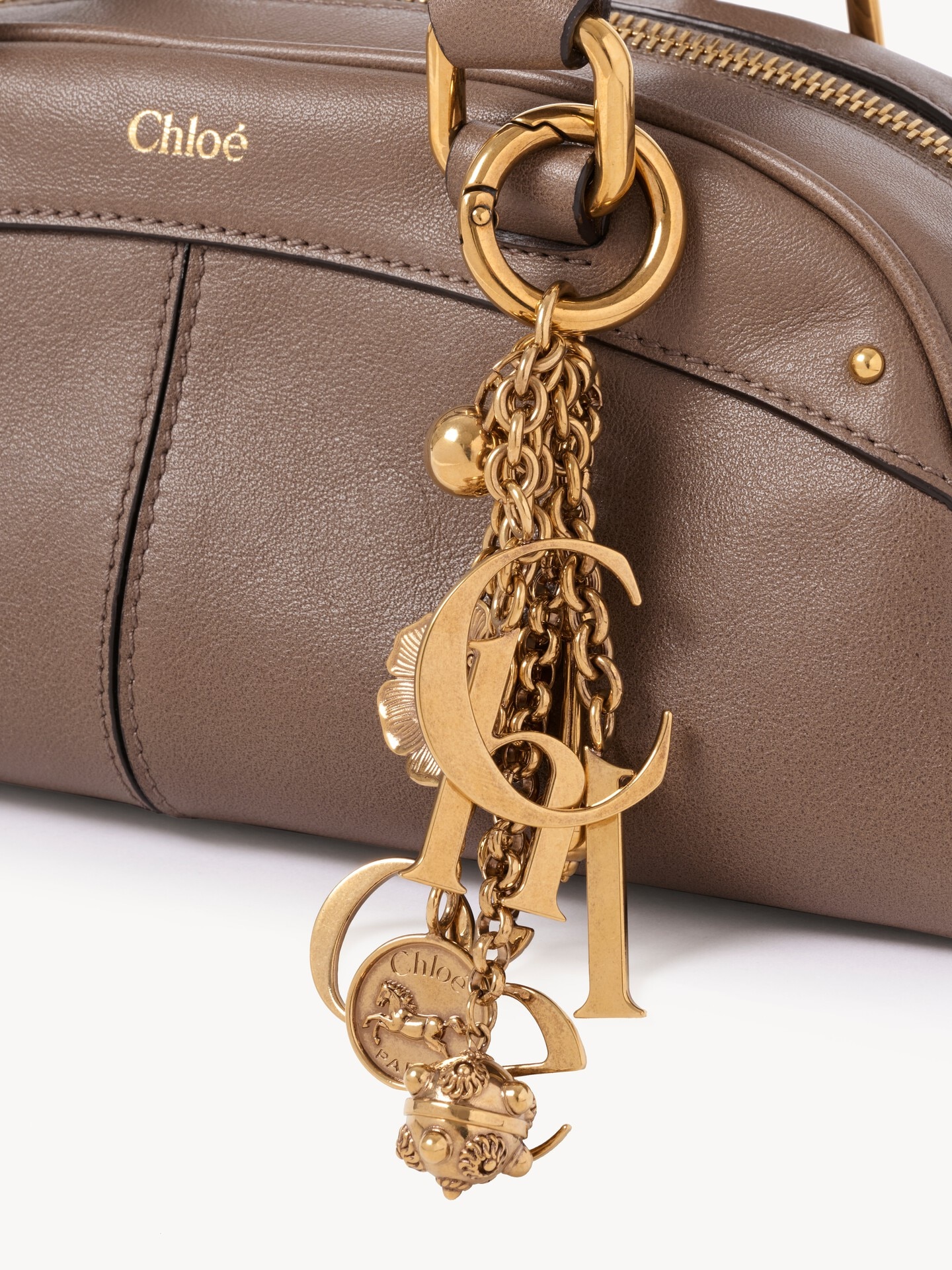 Small Chloé bowling bag in soft leather - 8