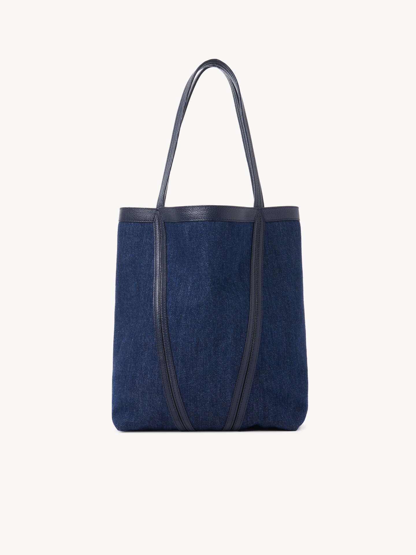 Chloé Spin tote bag in denim - 5