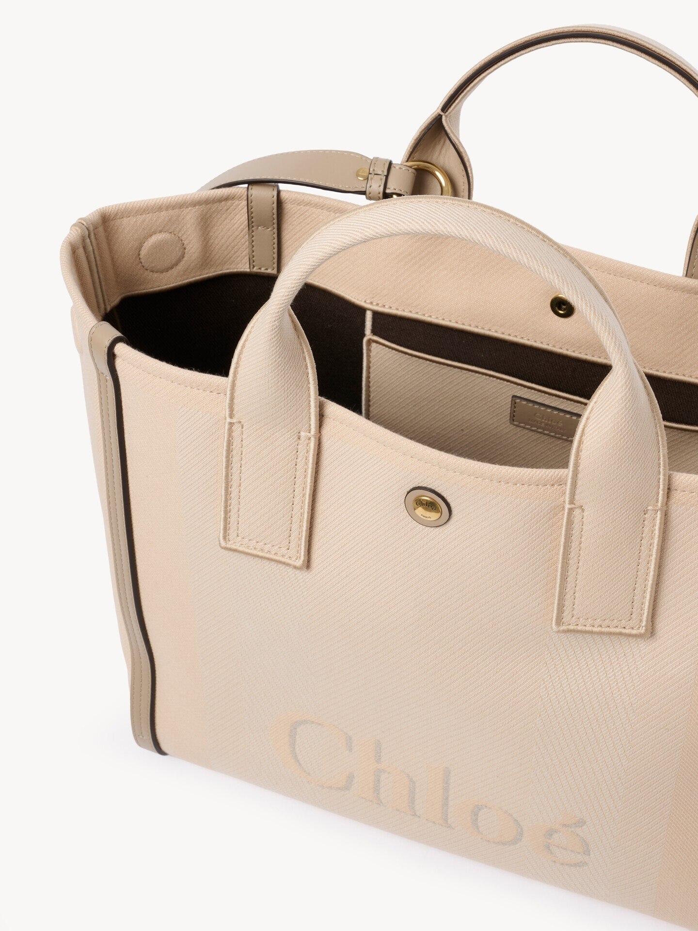 Chloé Carry tote bag in canvas - 6