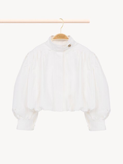 Chaqueta fruncida infantil