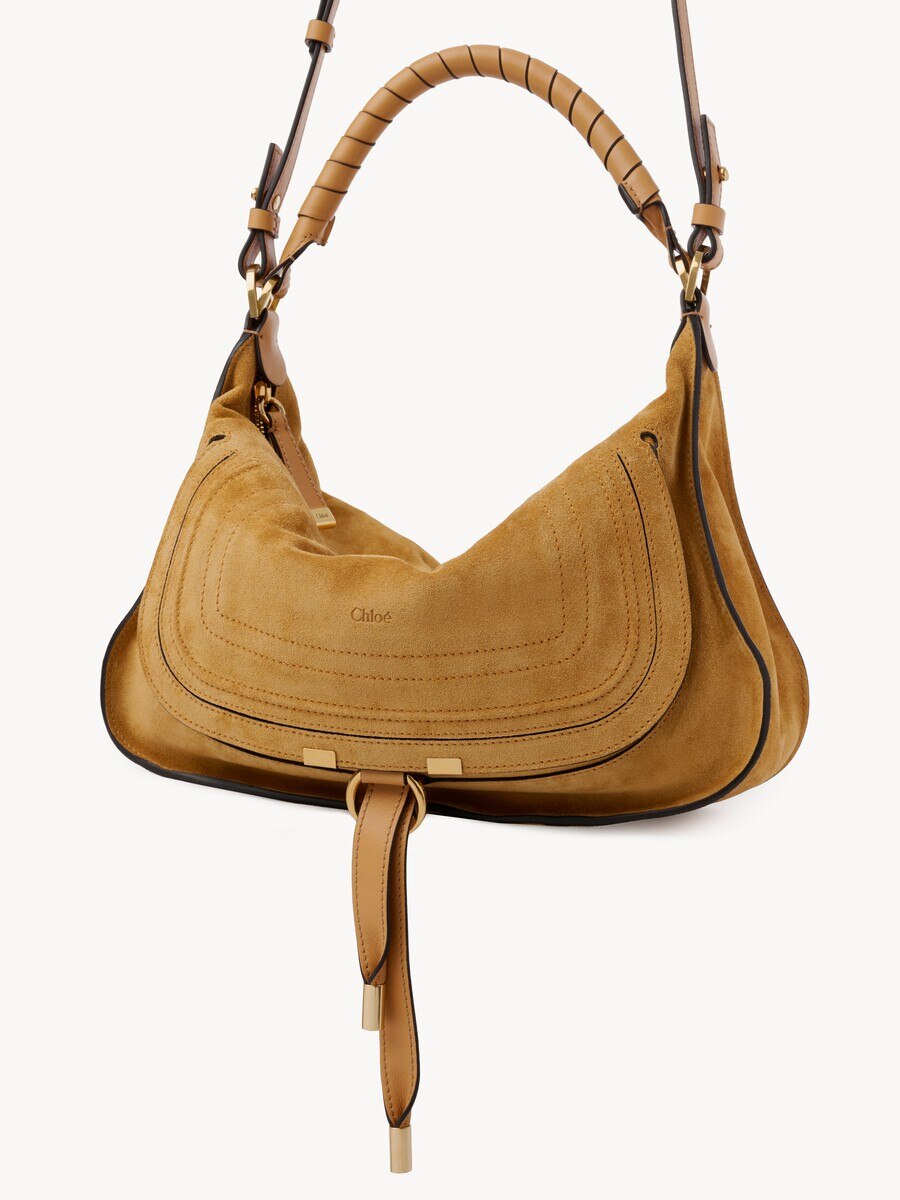 Bolso de hombro Marcie peque&ntilde;o de ante - 6