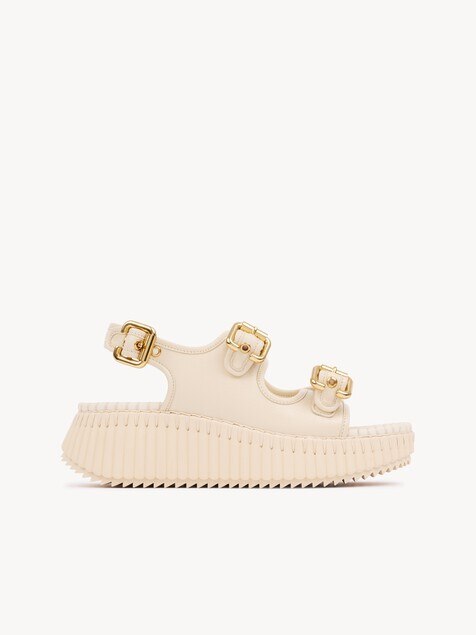 Sandalias con cu&ntilde;a Nama