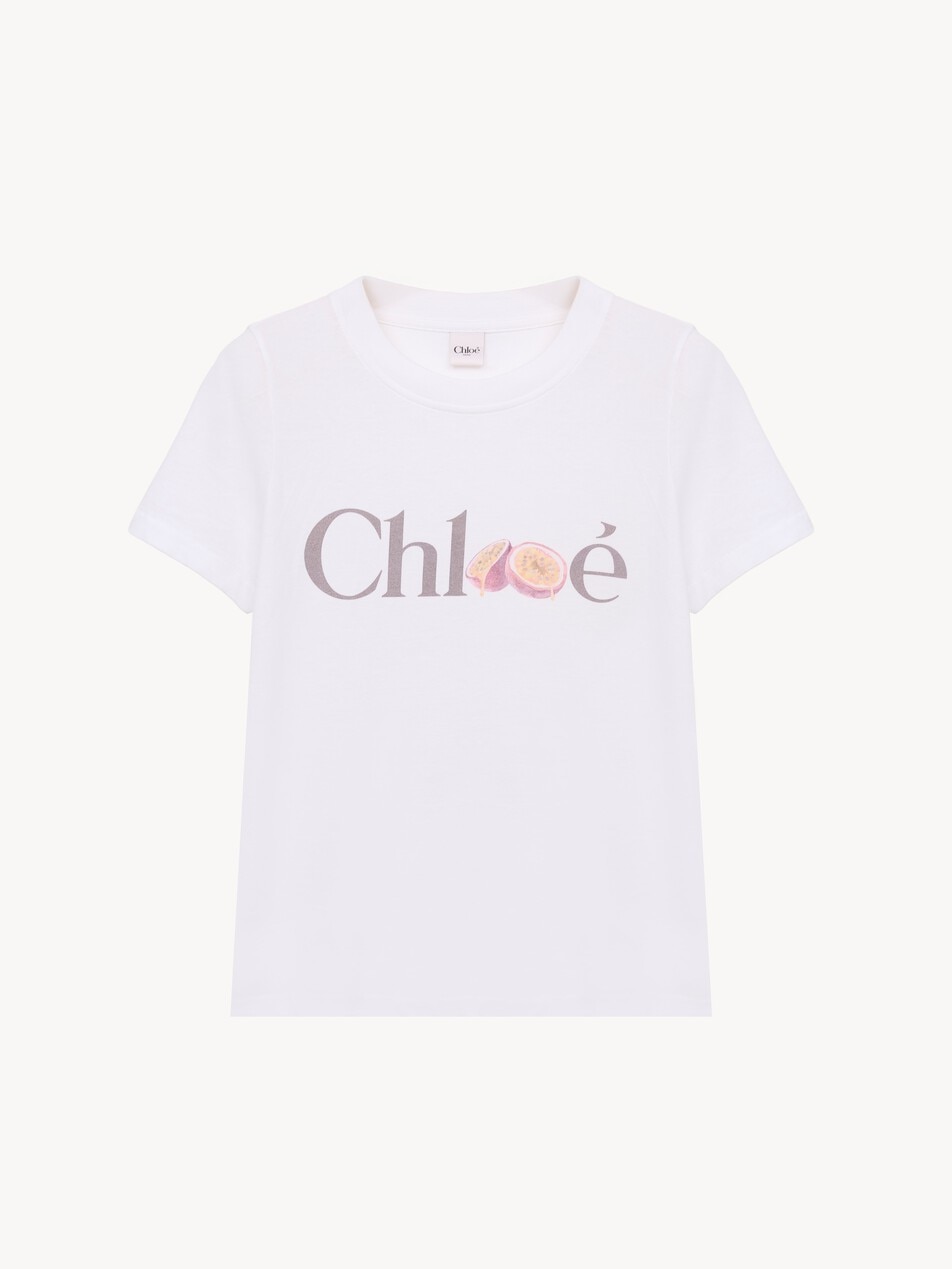 Baby fit logo T-shirt in cotton jersey