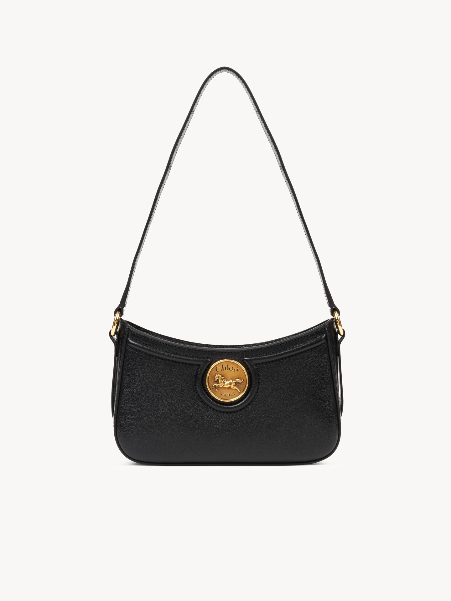 Horse Medal shoulder bag in grained leather - 1