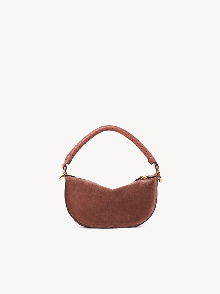 Mini Marcie shoulder bag in suede leather - 5