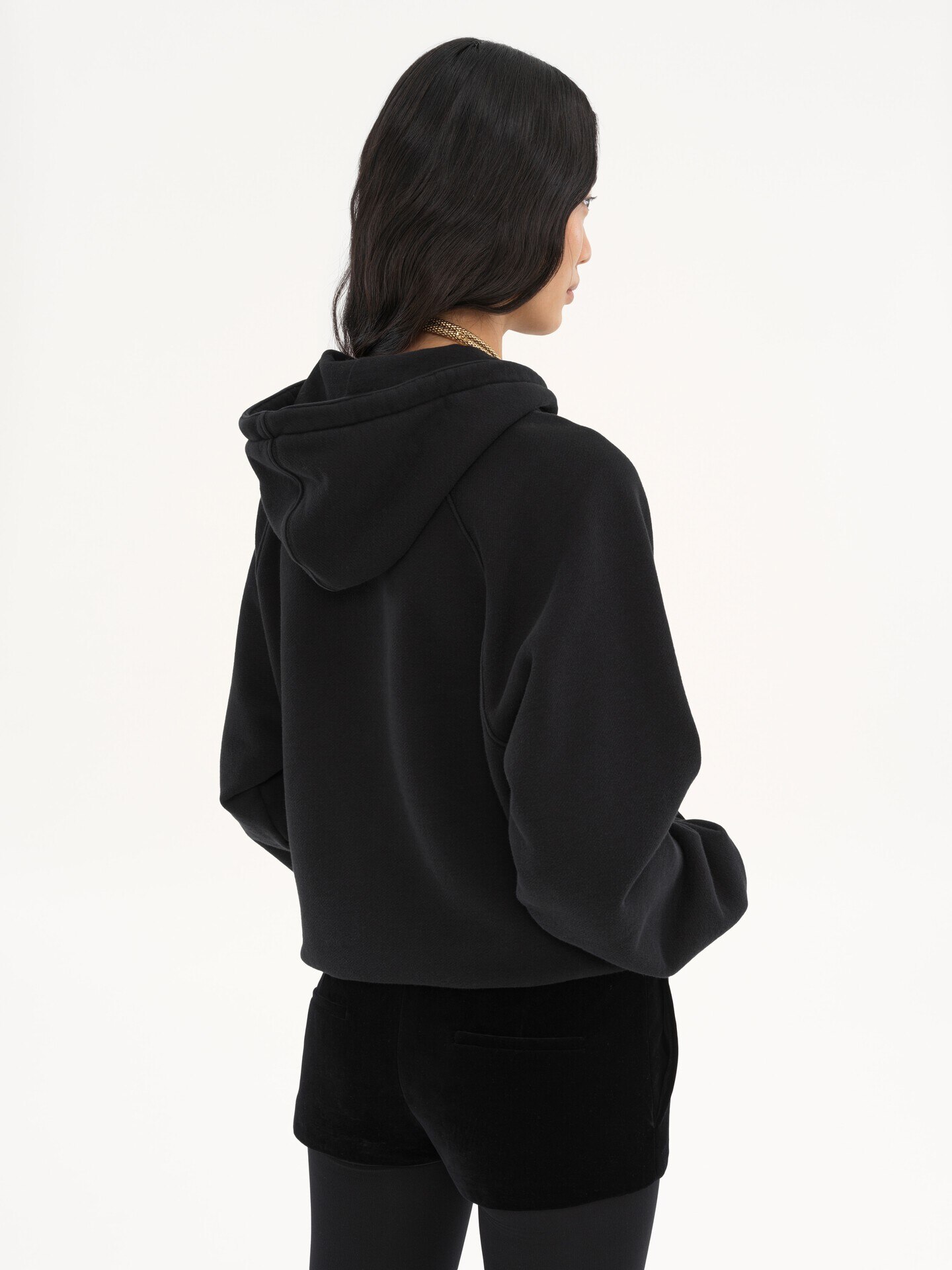 Generous logo hoodie in cotton fleece - 5