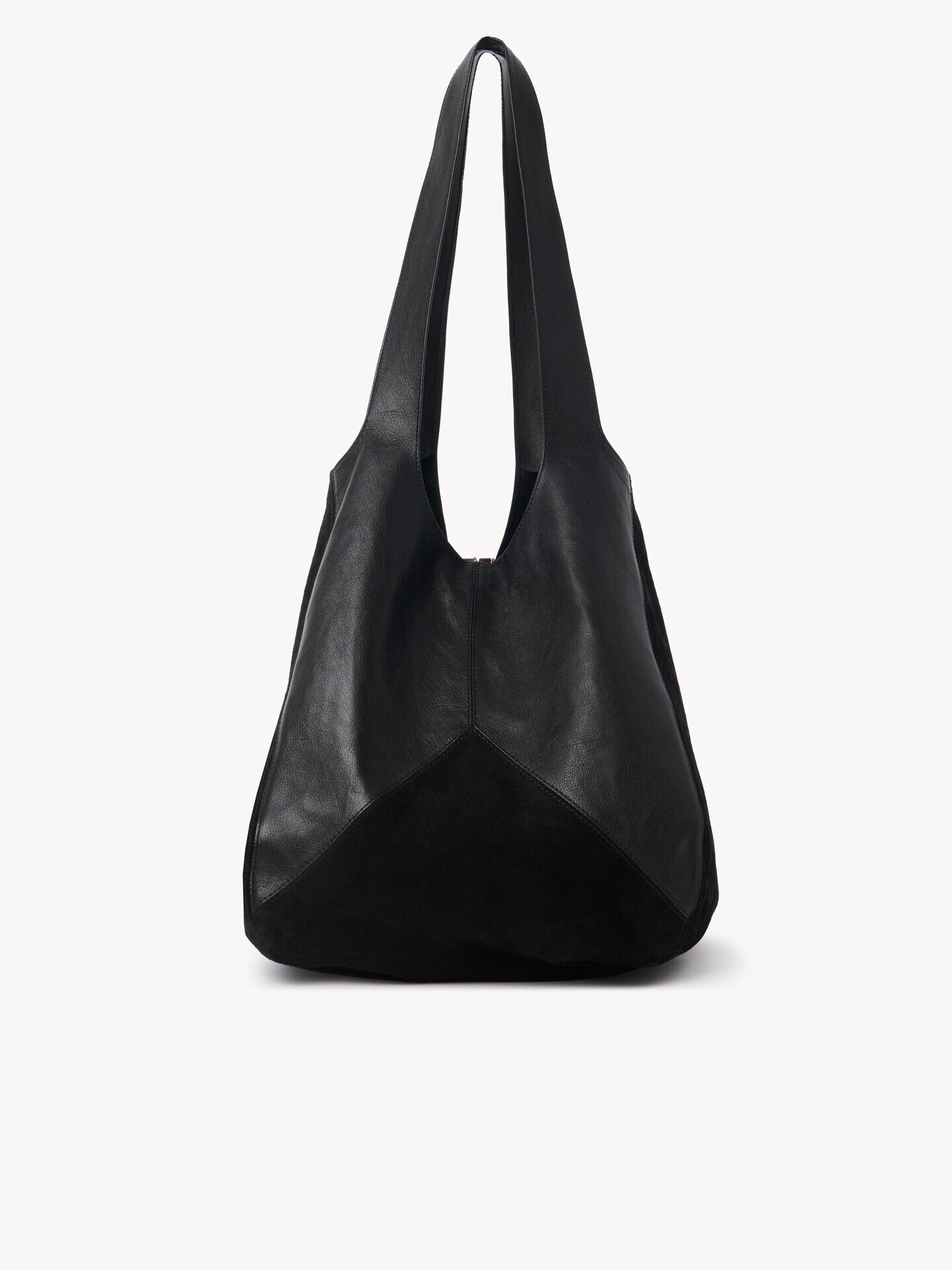 Chlo&eacute; Balloon bag in grained & suede leather - 7