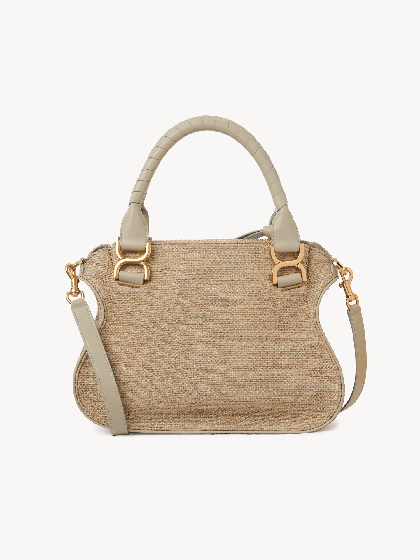 Small Marcie bag in raffia-effect fibres - 5