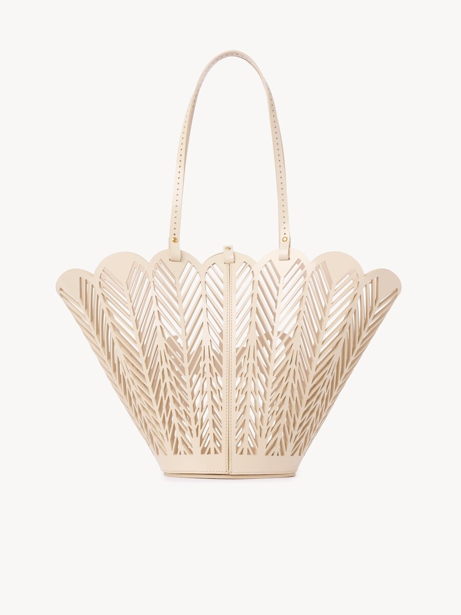 Chlo&eacute; Soleil basket bag in patent calfskin - 5