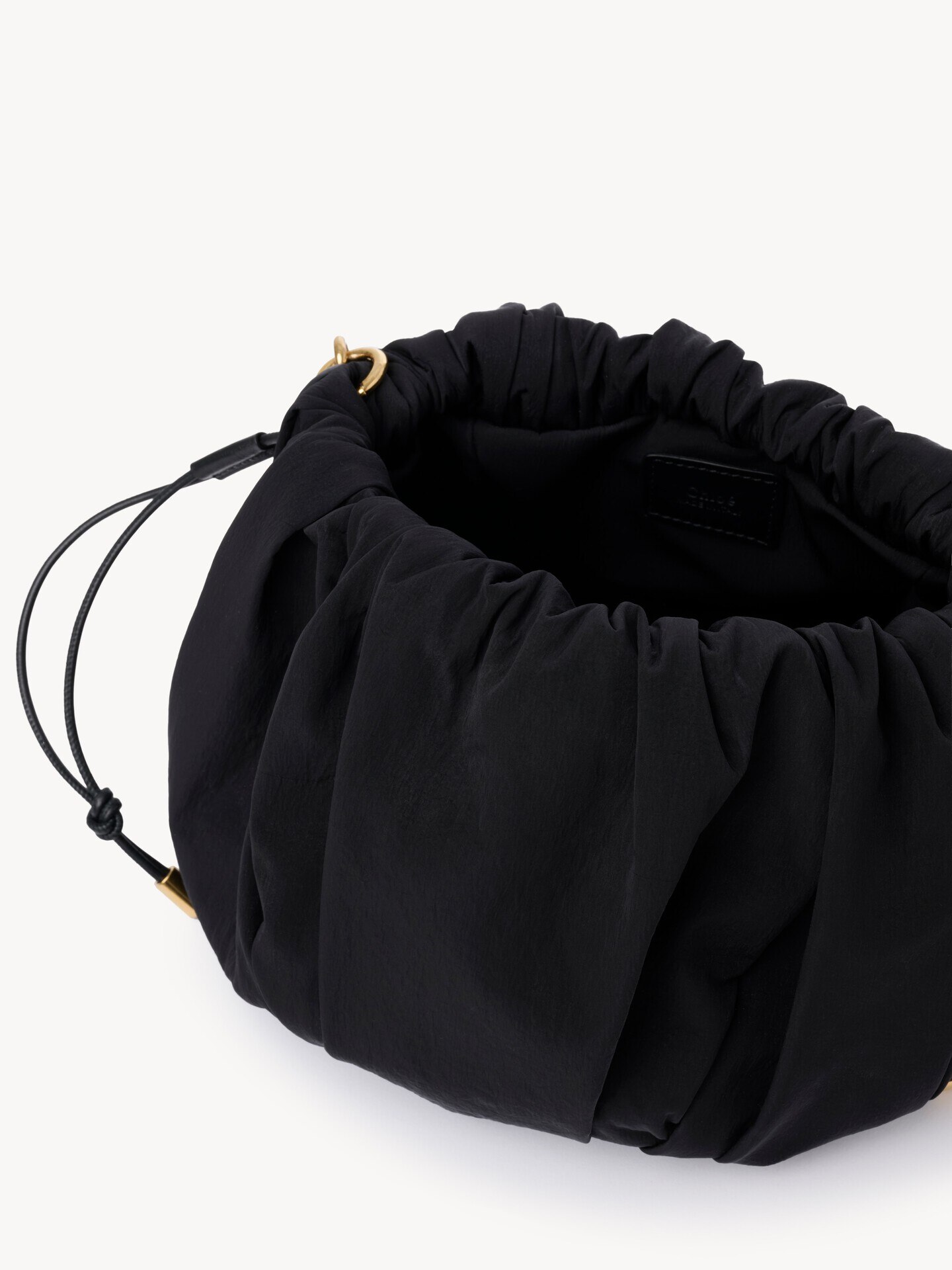 Bolso de hombro Chlo&eacute; Pliss&eacute; con cadena de nailon - 6
