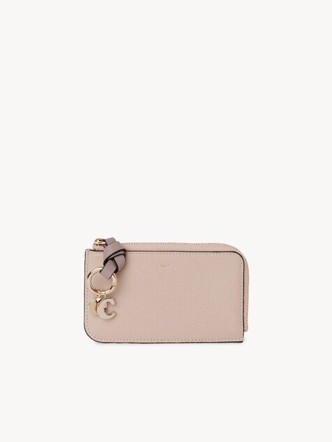 Cartera Alphabet de cuero granulado