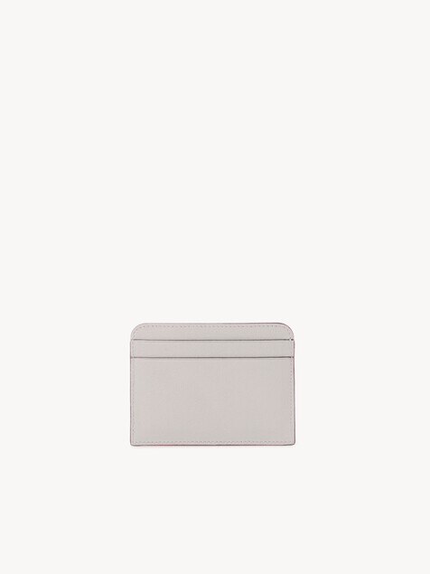 Chlo&eacute; Iconic card holder in grained leather