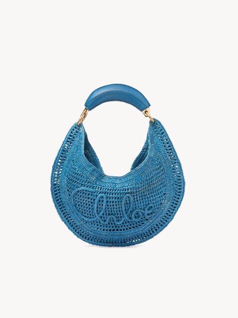 Bolso hobo Summer Banana de rafia