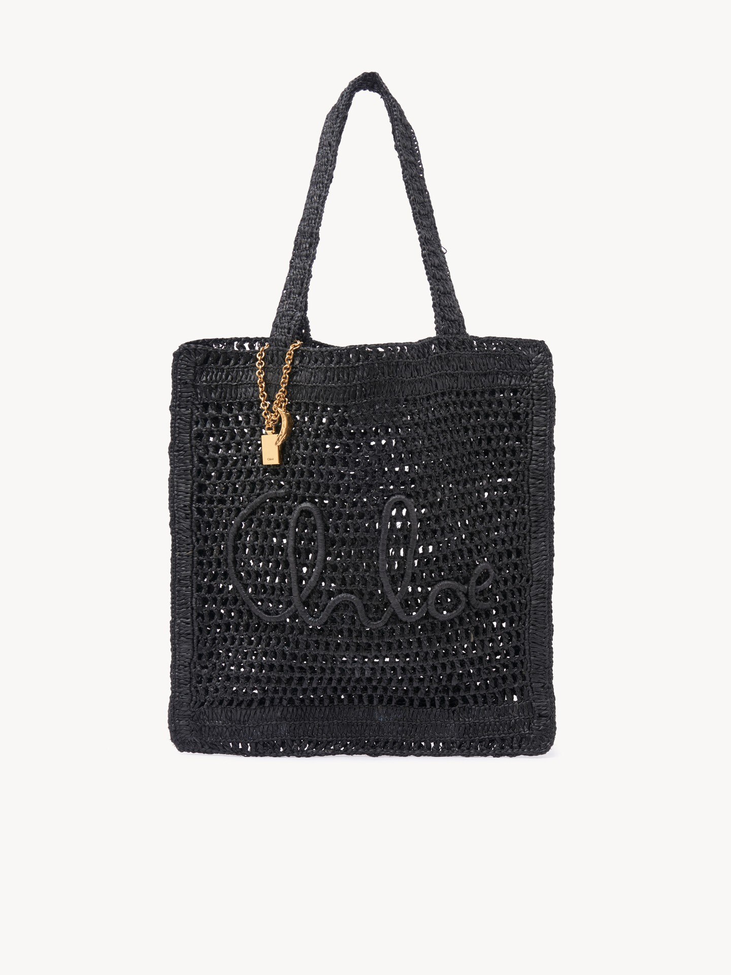 Bolso tote Summer Banana de rafia - 1