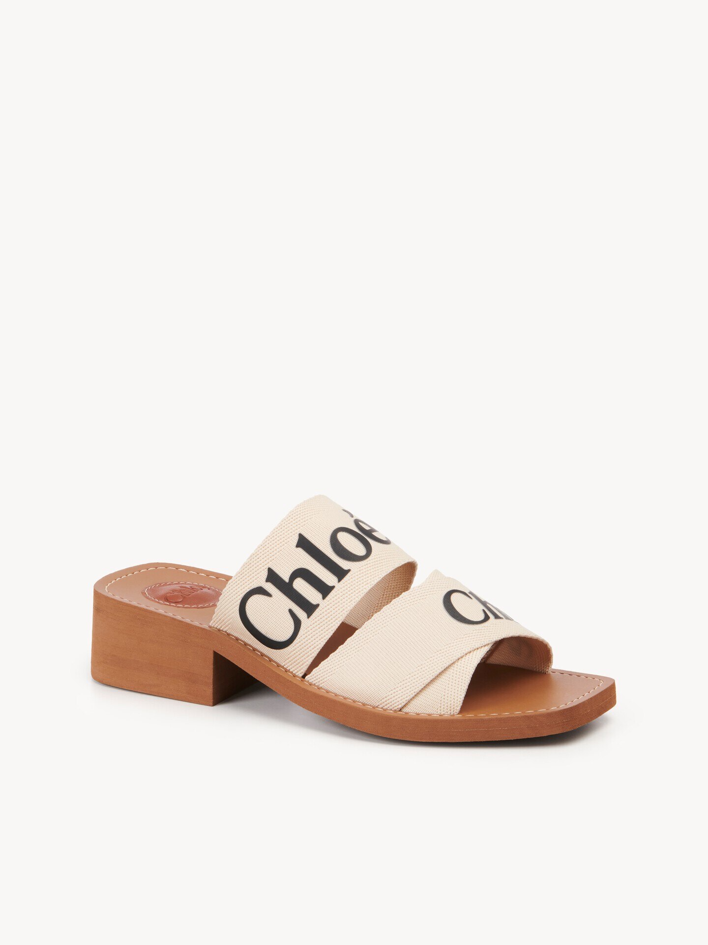 Woody heeled mule - 3