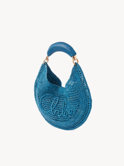 Bolso hobo Summer Banana de rafia