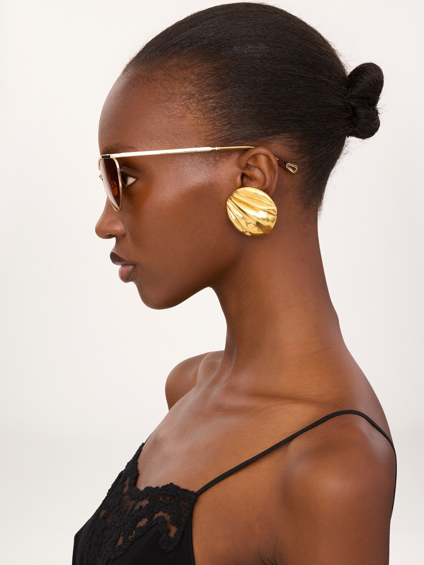 Pendientes Chlo&eacute; Pleats - 5